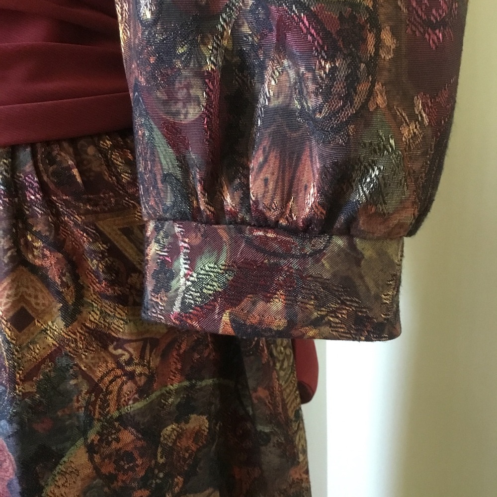 RARE Vintage 80’s Lanz Originals Floral Paisley Cottagecore Maxi Dress - Picture 7 of 15